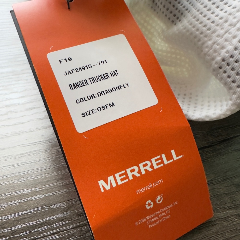 Merrell Dragonfly Ranger Foam Trucker Hat‎ Size OSFM - Picture 6 of 7